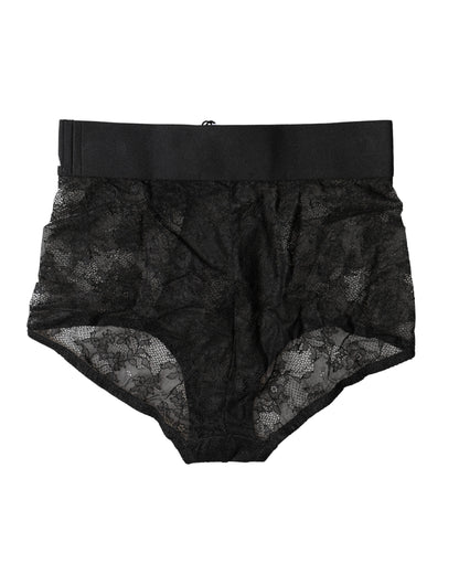 Black Logo Girdle High Waist Panty Underwear