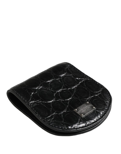 Black Exotic Skin Condom Case Holder Pocket Wallet