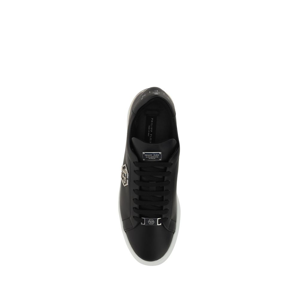 Black Calf Leather Bos Taurus Low Top Sneakers