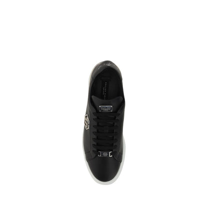 Black Calf Leather Bos Taurus Low Top Sneakers
