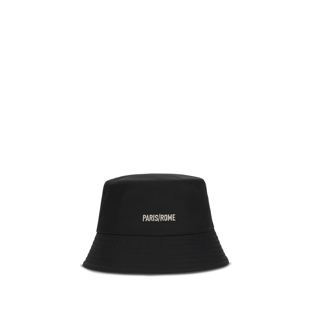 Black Cotton Bucket Hat