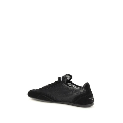 Black Calf Leather Bos Taurus Athletic Sneakers