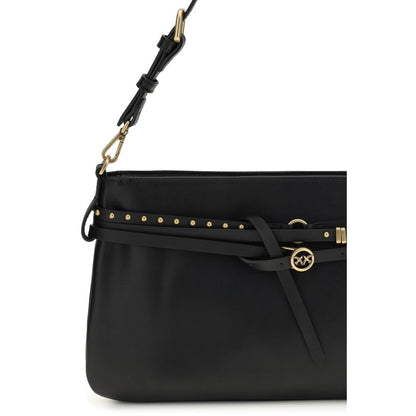 Black Calf Leather Bos Taurus Shoulder Bag