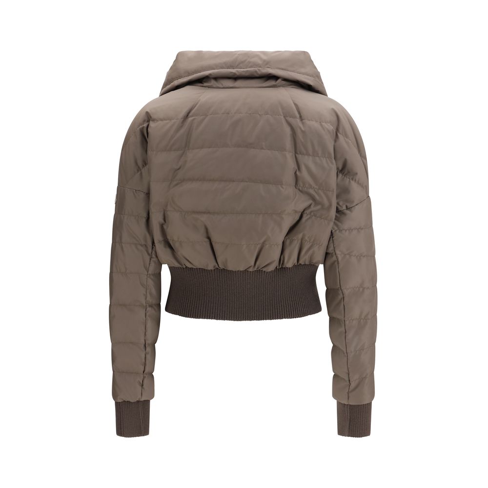 Brown Polyester Coat
