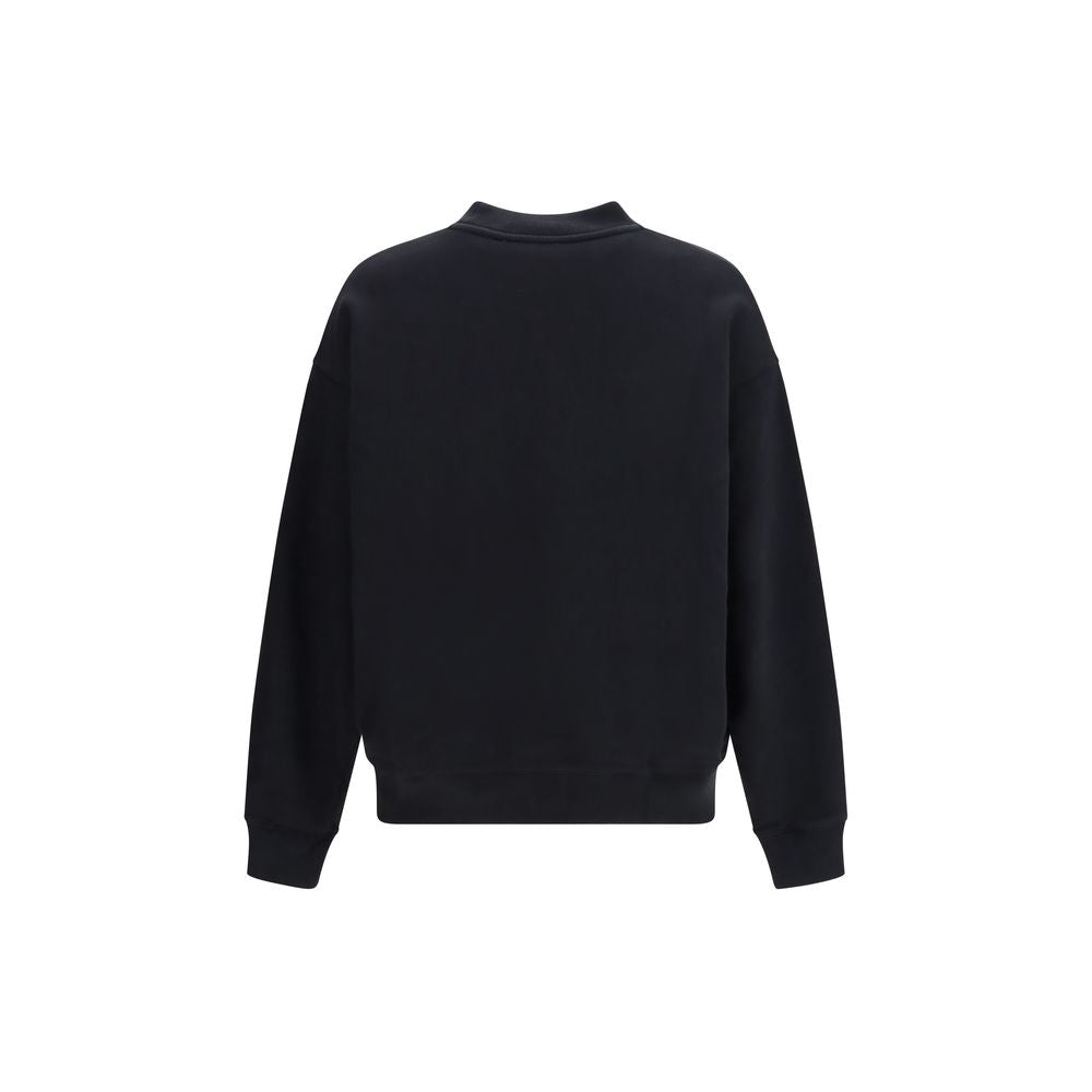 Black Cotton Sweatshirt