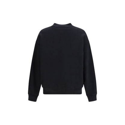 Black Cotton Sweatshirt