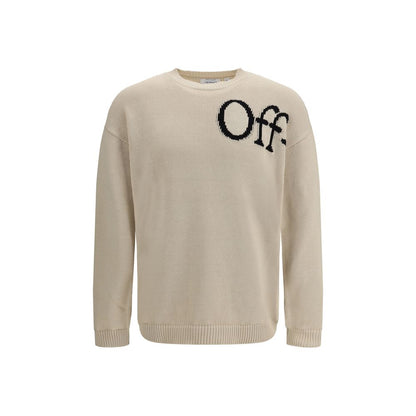 Beige Cotton Sweatshirt