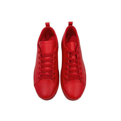 Red Leather Men Sneaker