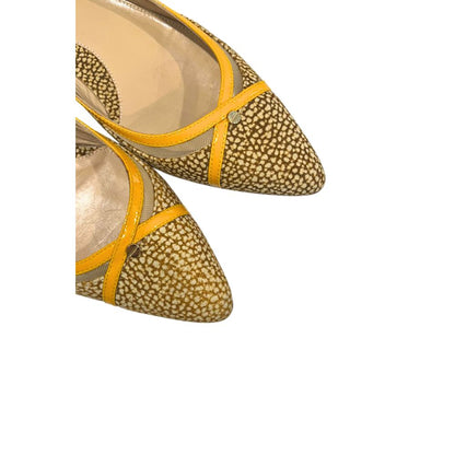 Yellow Leather Women Sandal