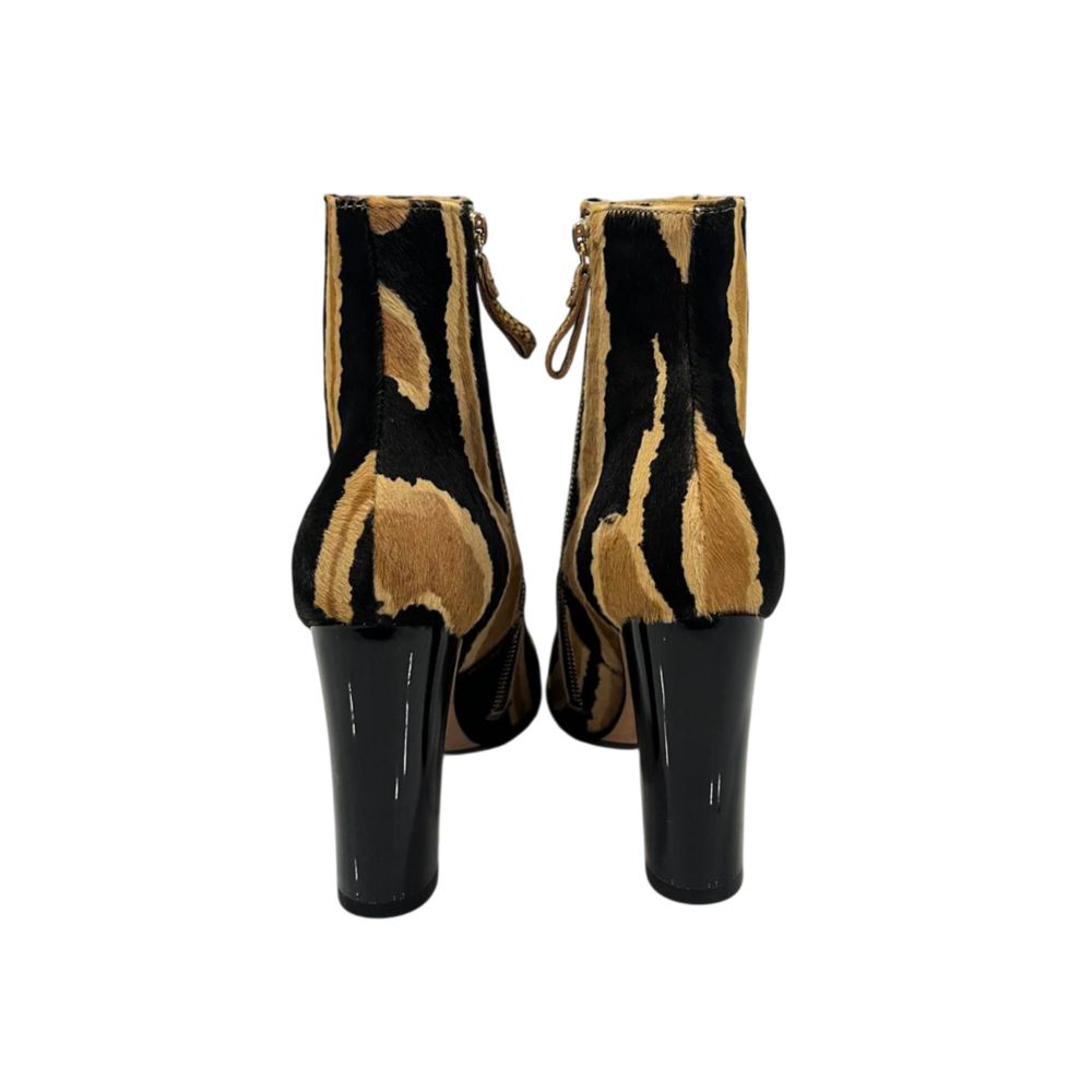 Black Genuine Leather Women Boot