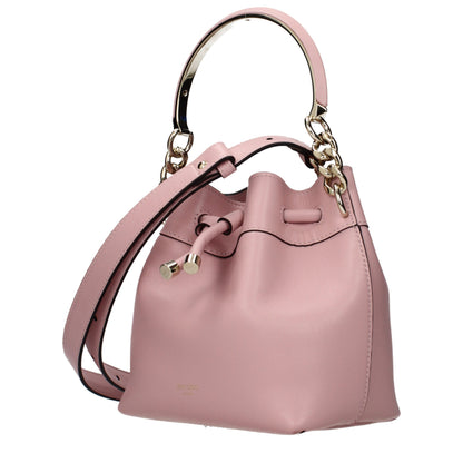 Pink Leather Handbag