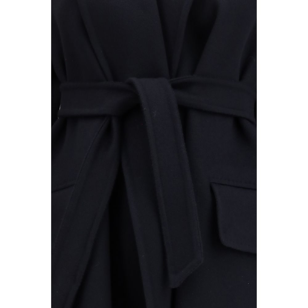 Black Cashmere Coat