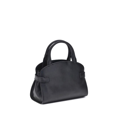 Black Calf Leather Bos Taurus Handbag