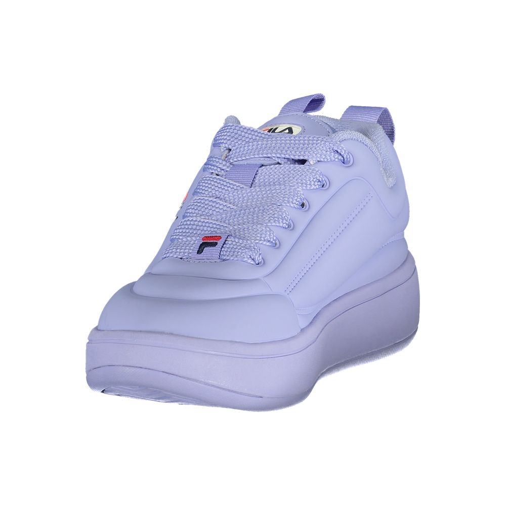 Blue Polyester Athletic Sneakers