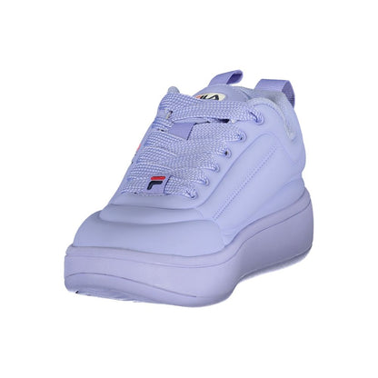 Blue Polyester Athletic Sneakers