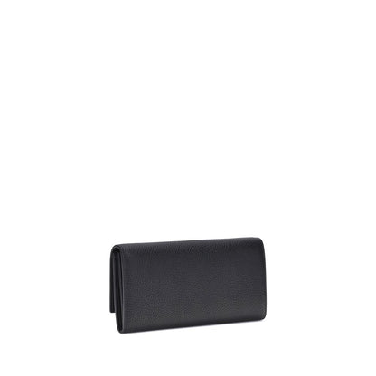 Black Calf Leather Bos Taurus Wallet