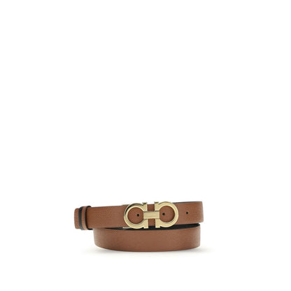 Beige Calf Leather Bos Taurus Regular Belt