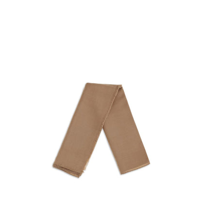 Beige Silk Scarf