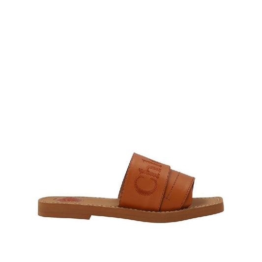 Brown Calfskin Sandals