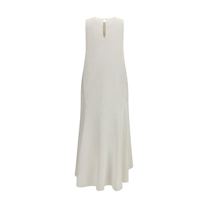 White Linen Casual Dress