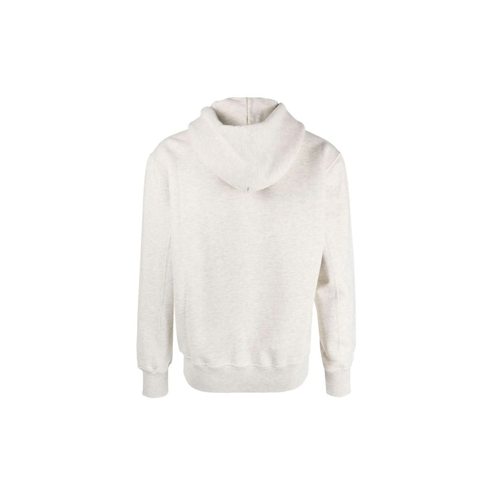 Beige Cotton Hoodie