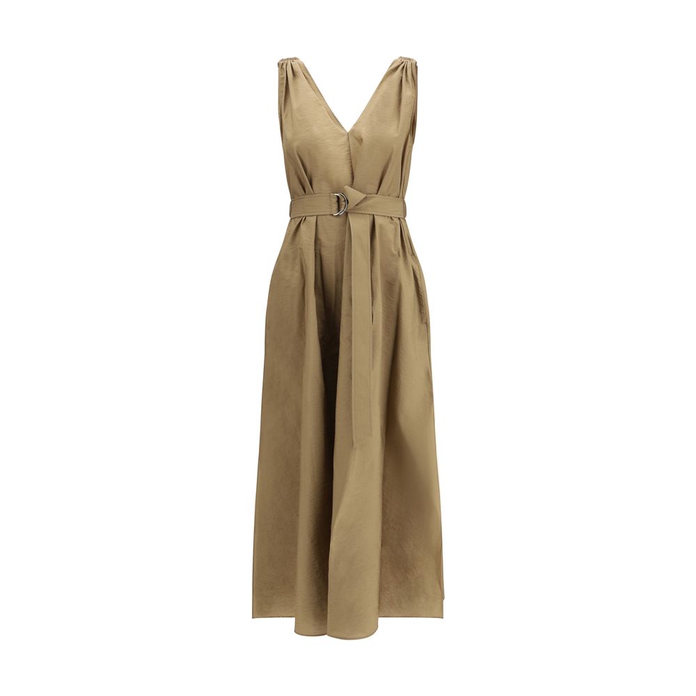 Beige Polyamide Casual Dress