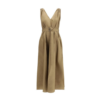 Beige Polyamide Casual Dress