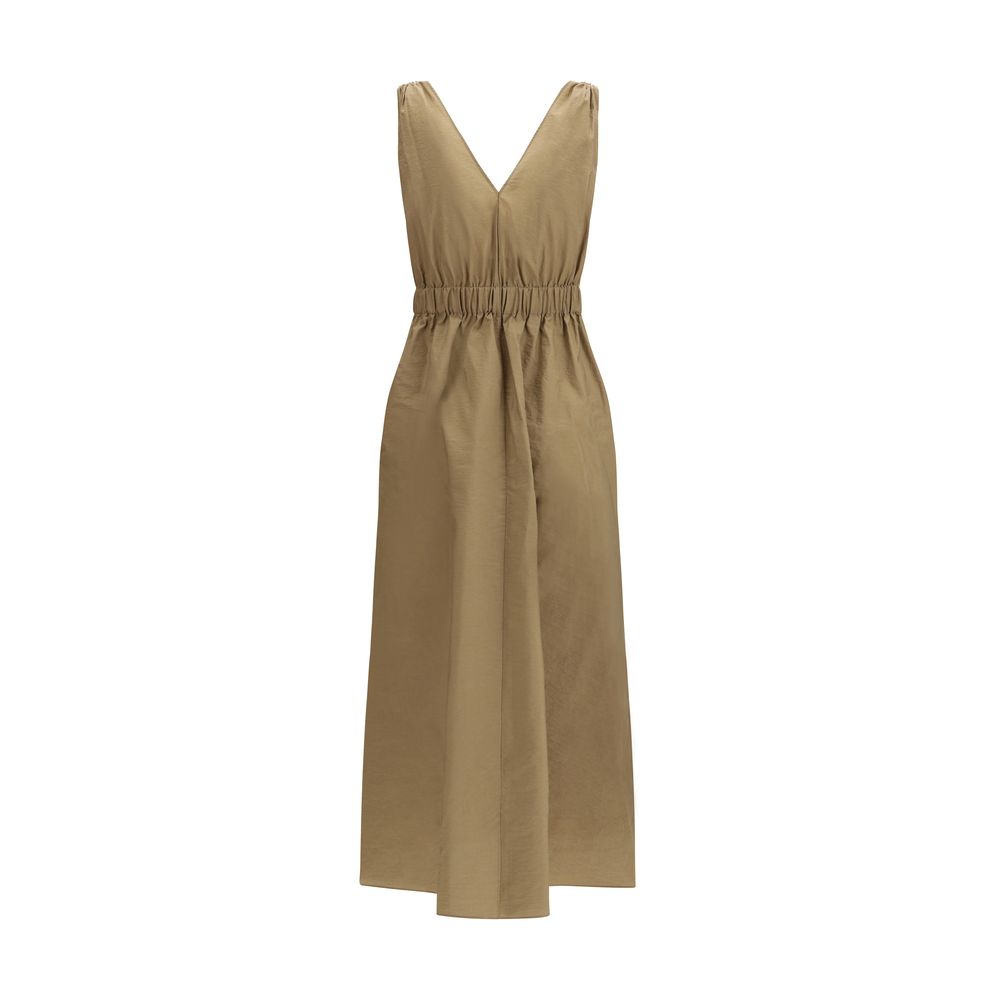 Beige Polyamide Casual Dress