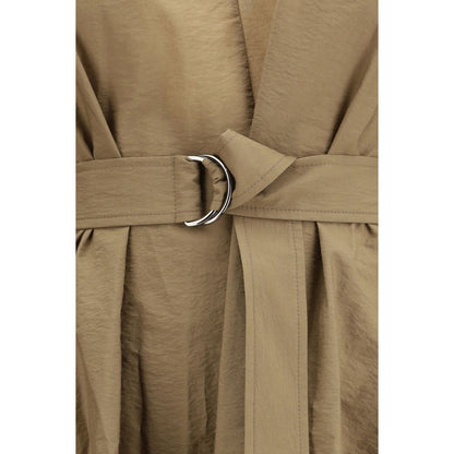 Beige Polyamide Casual Dress