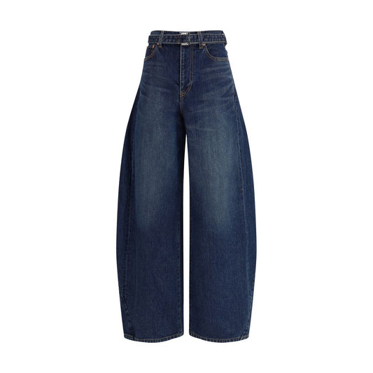 Blue Cotton Jeans Denim
