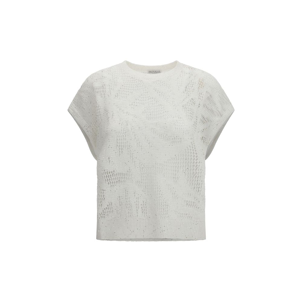 White Linen T-Shirt
