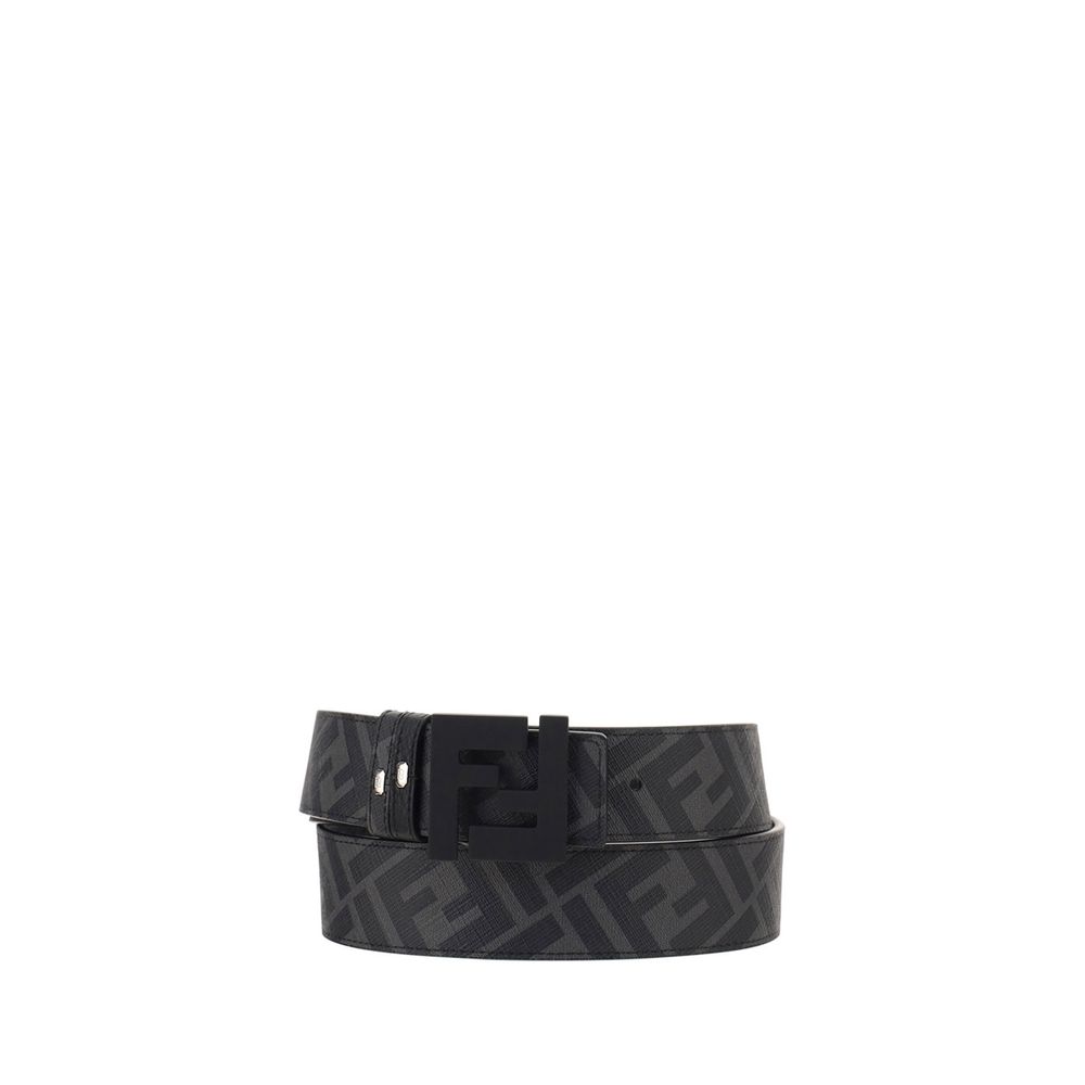 Black Leather Regular Belt