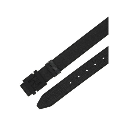 Black Leather Regular Belt
