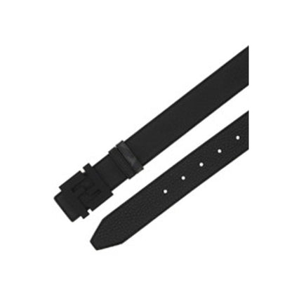Black Leather Regular Belt