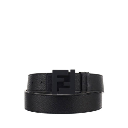 Black Leather Regular Belt