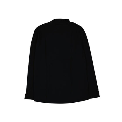 Black Elastane Shell Jacket