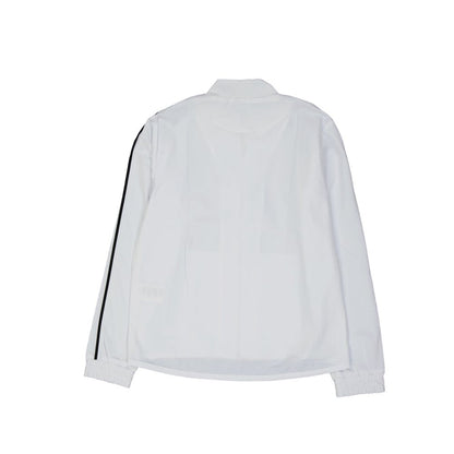 White Elastane Shell Jacket