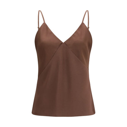 Brown Acetate Top Sleepwear