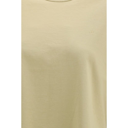 Beige Cotton T-Shirt