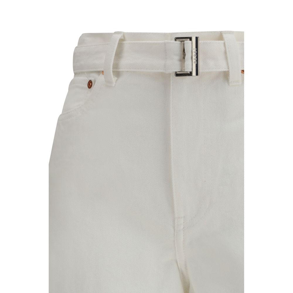 White Cotton Jeans Denim