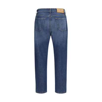 Blue Cotton Jeans Denim
