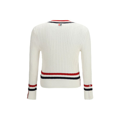 White Cotton Sweatshirt