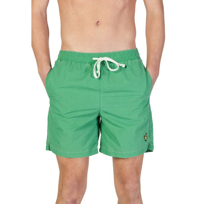 Bicolor Nylon Swim Shorts