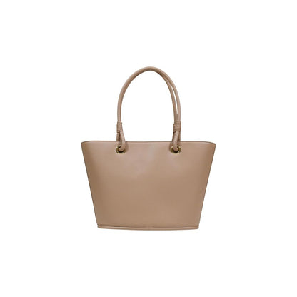 Beige Polyethylene Handbag