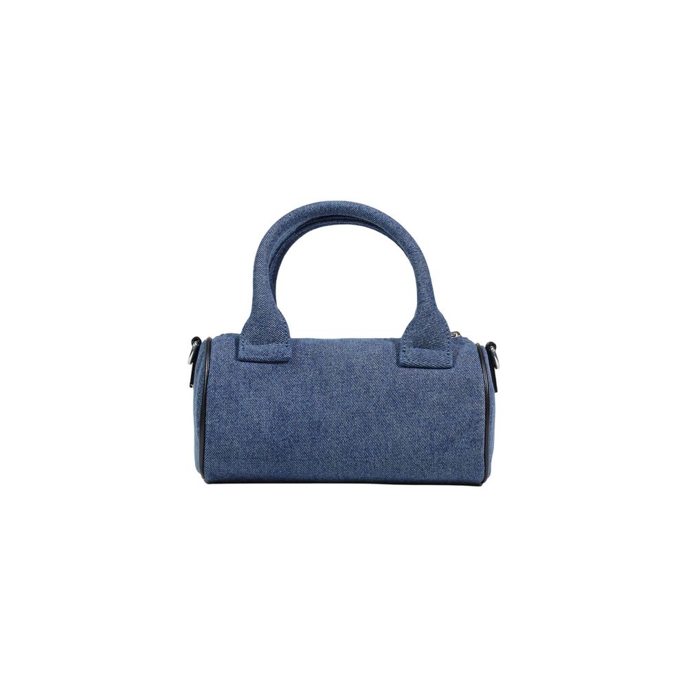 Blue Cotton Handbag