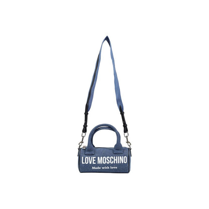 Blue Cotton Handbag