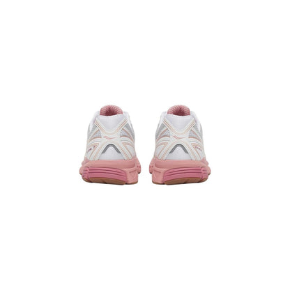 White Textile Athletic Sneakers
