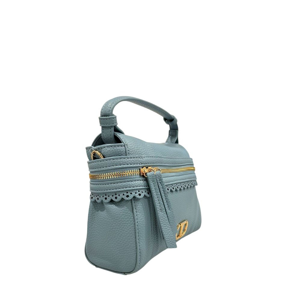 Blue PU Women Handbag