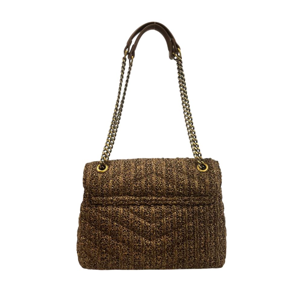 Brown Polypropylene Women Crossbody Bag