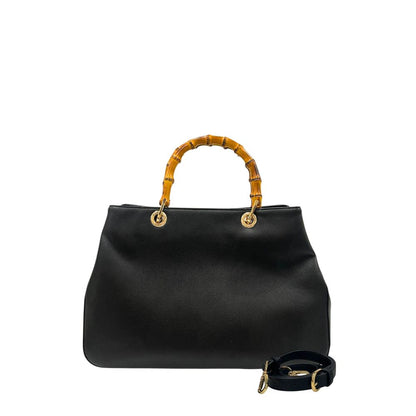 Black PU Women Handbag
